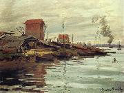 Claude Monet The Seine at Petit Gennevilliers France oil painting artist